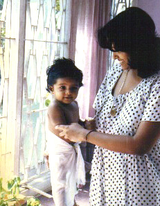 Arjun at six months